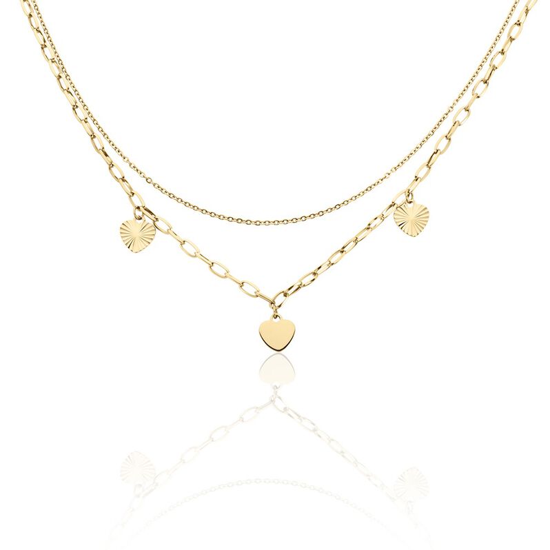 Collier Gayla Acier Doré - Spannringe Damen | OROVIVO