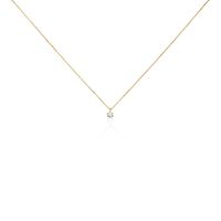 Damen Collier Gold 750 Diamant 0,52ct Monopoli