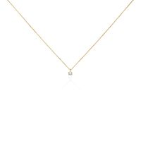 Damen Collier Gold 750 Diamant 0,52ct Monopoli