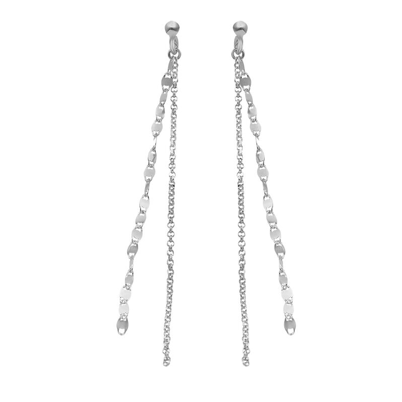 Orecchini in argento 925 rodiato - Spannringe Herren | OROVIVO