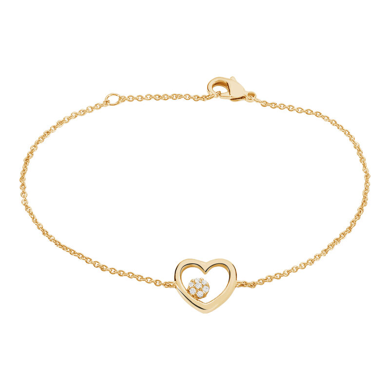 Bracelet Plaqué Or Et Oxyde - Spannringe Damen | OROVIVO