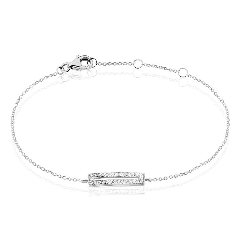 Bracelet Mila Argent  Et Oxydes - Spannringe Damen | OROVIVO