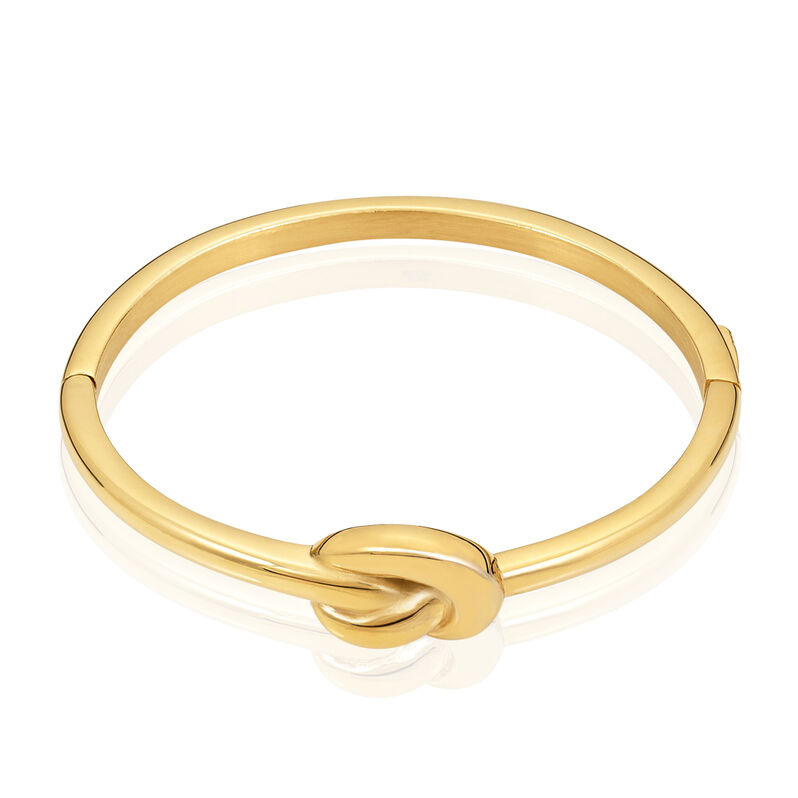Bracelet Jonc Acier Jaune - Spannringe Damen | OROVIVO