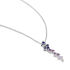 INA Damen Collier Silber 925 Zirkonia Multicolour 0,11 ct