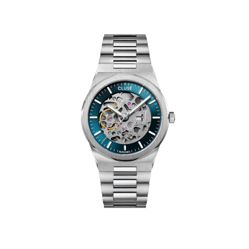 Montre Cluse Vigoureux Automatique Bleu - Spannringe Herren | OROVIVO