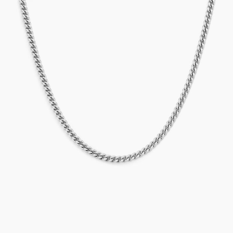 Collier Maille Argent Rhodié Rhodié Casper - Spannringe Herren | OROVIVO