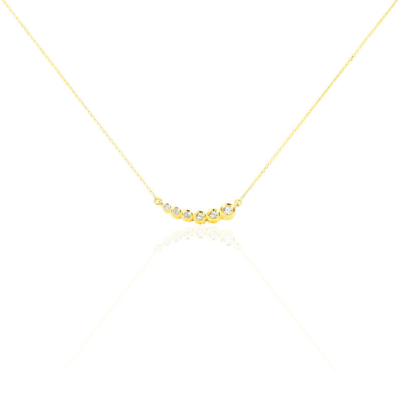 Collier Dalia Or Jaune Rond Oxyde - Spannringe Damen | OROVIVO