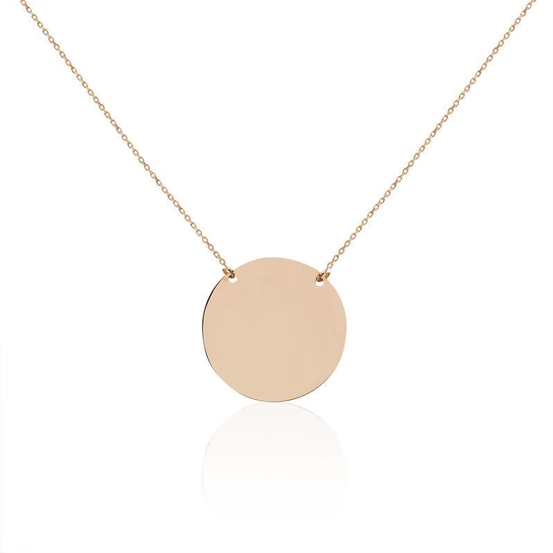 Collier Pastille Gravable Or Rose - Spannringe Damen | OROVIVO