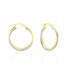 TITA CROISEES FILS Damen Creolen Gold Bicolor 375 (9 Karat) B 1,5 mm