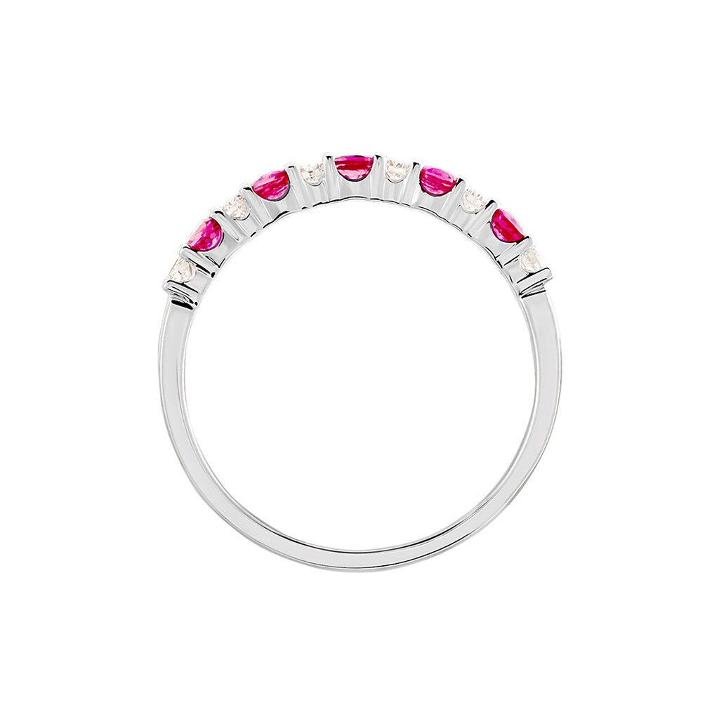  Ring Weißgold 585 Rubin 0,56ct Myla  - Ringe mit Stein Damen | OROVIVO