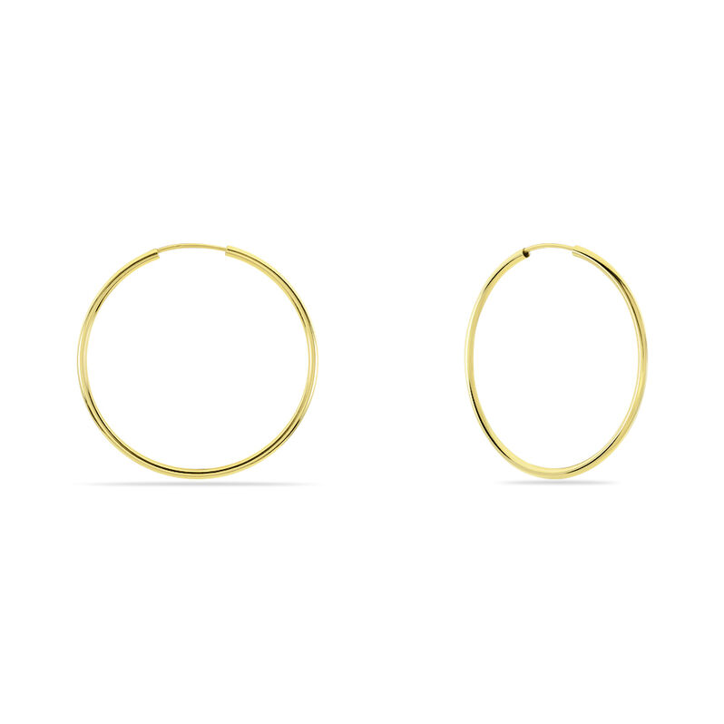 TARJA Damen Creolen Silber vergoldet 925 - Creolen Damen | OROVIVO