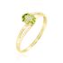 ELENEA Damen Ring Gold 375 (9 Karat) Peridot Grün 0,89 ct Oval