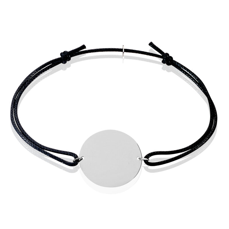 Bracelet Pastille Gravable Or Blanc - Spannringe Damen | OROVIVO