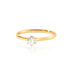 CHARLENE Damen Ring Gold 585 (14 Karat) Diamant Wei&szlig; 0,25 ct B 1,8 mm