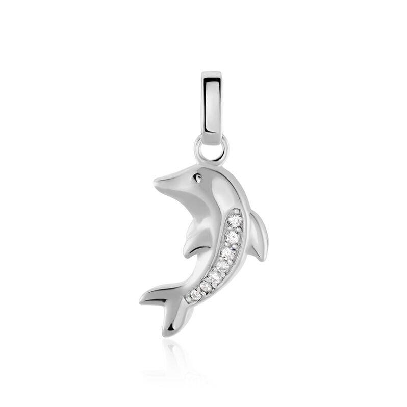 Pendentif Argent Weiss Amelot Oxydes - Spannringe Damen | OROVIVO