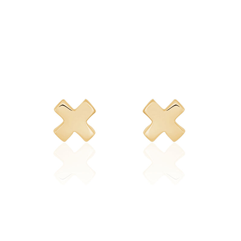Boucles D'oreilles Plaque Or - Spannringe Damen | OROVIVO
