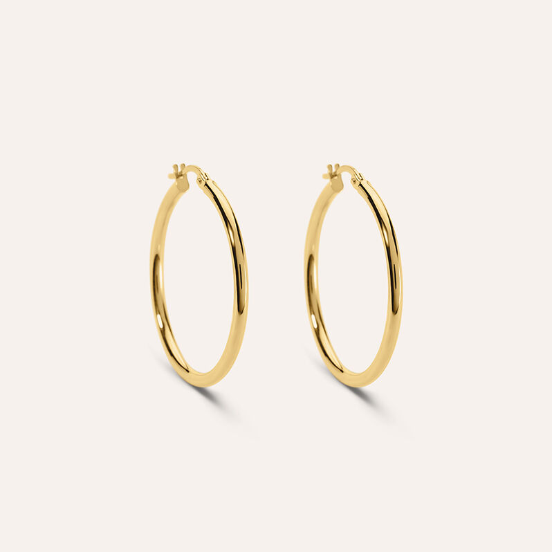Orecchini A Cerchio Toujours Oro Giallo - Spannringe Damen | OROVIVO