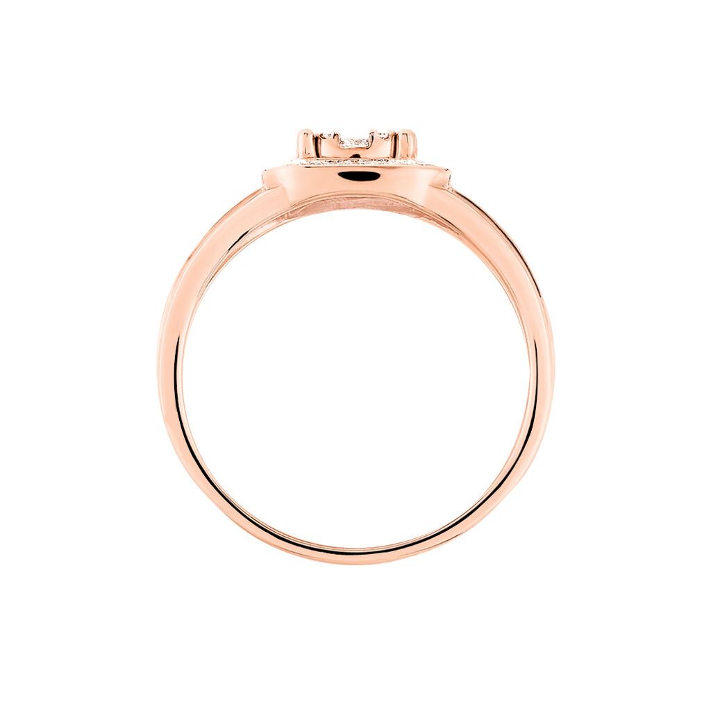 Bague Nymphas Or Rose Diamant - Spannringe Damen | OROVIVO