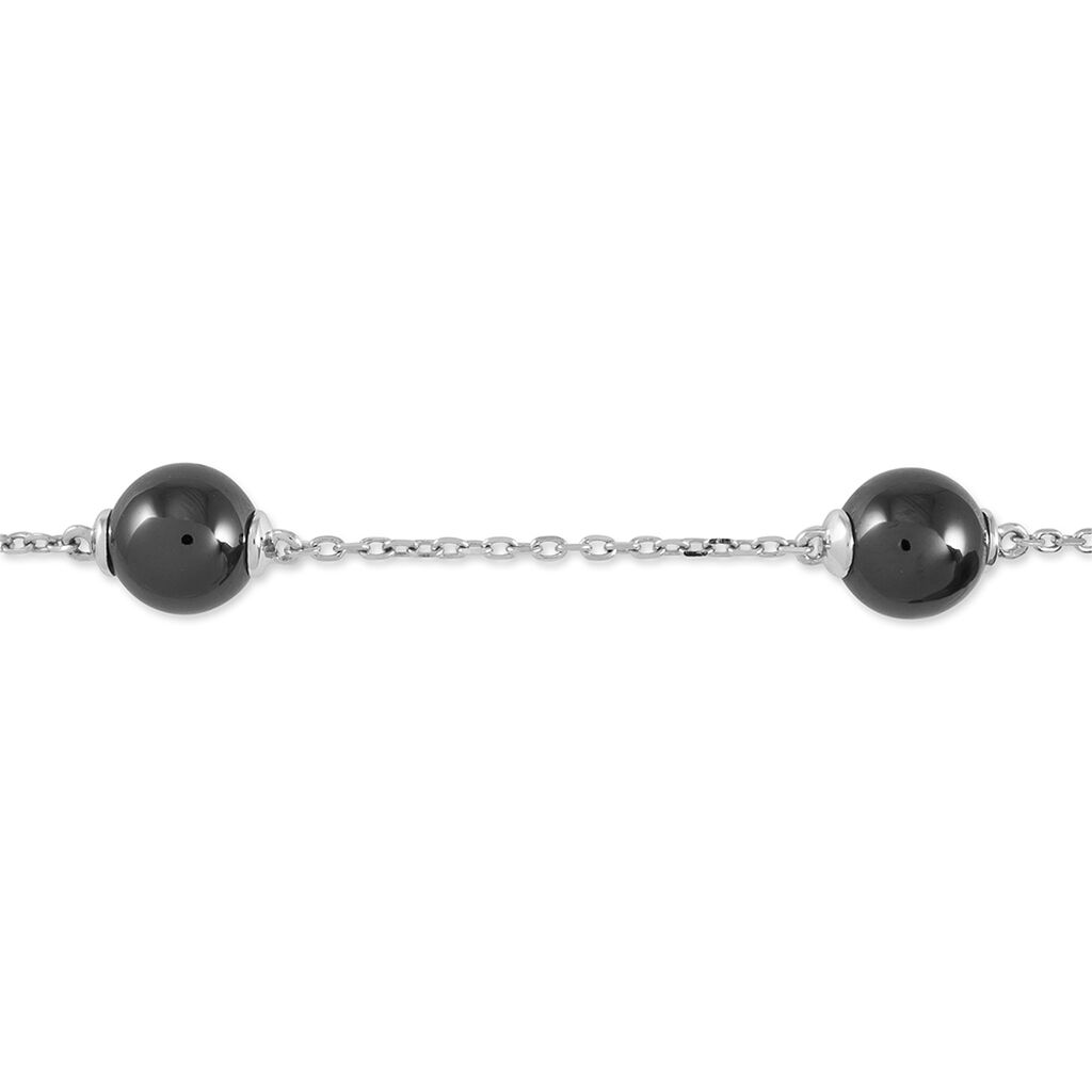 Bracelet Argent Blanc Céramique - Spannringe Damen | OROVIVO