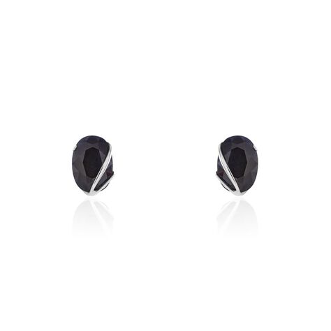 Damen Ohrstecker Weißgold 375 Saphir Blau Prudencia - Ohrstecker Damen | OROVIVO