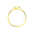 NEOLLE Damen Ring Gold 375 (9 Karat) Diamant Weiß 0,11 ct Mandel