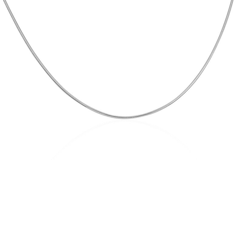 Unisex Schlangenkette Silber 925 rhodiniert - Halsketten Unisex | OROVIVO