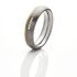 NATASCHA 1 Damen Ring Titan Bicolor Diamant Weiß 0,080 ct