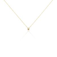 Damen Collier Gold 375 Diamant 0,05ct Perpignan