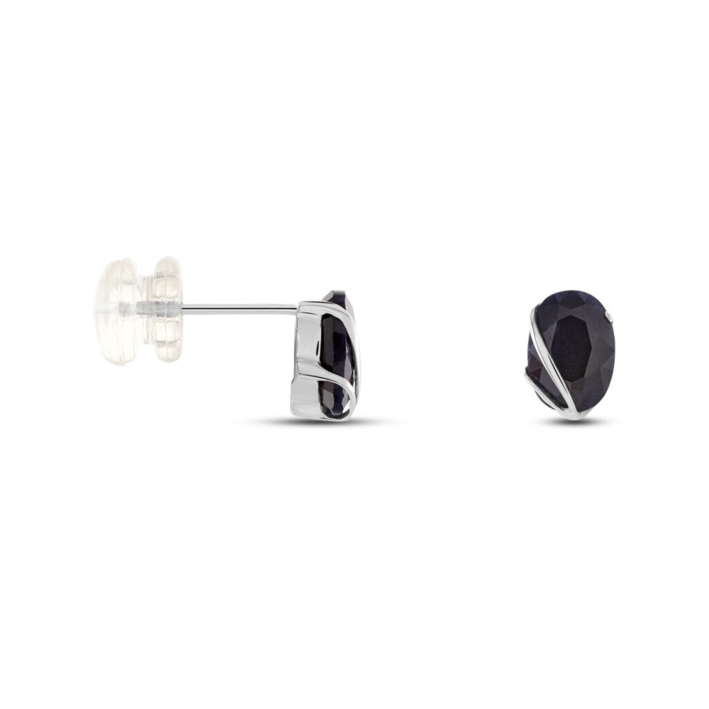 Damen Ohrstecker Weißgold 375 Saphir 2,02ct Prudencia  - Ohrstecker Damen | OROVIVO
