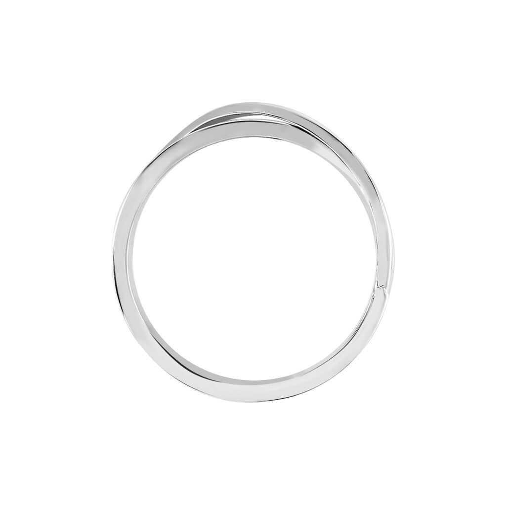 Damen Ring Edelstahl Welle