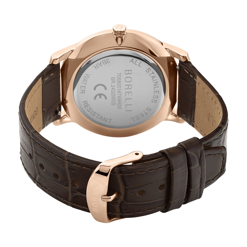 Borelli Herrenuhr Nizza Br.2432m/03 Quarz - Armbanduhren Herren | OROVIVO