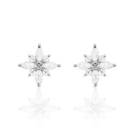 Damen Ohrstecker Silber 925 Zirkonia Stern - Ohrstecker Damen | OROVIVO