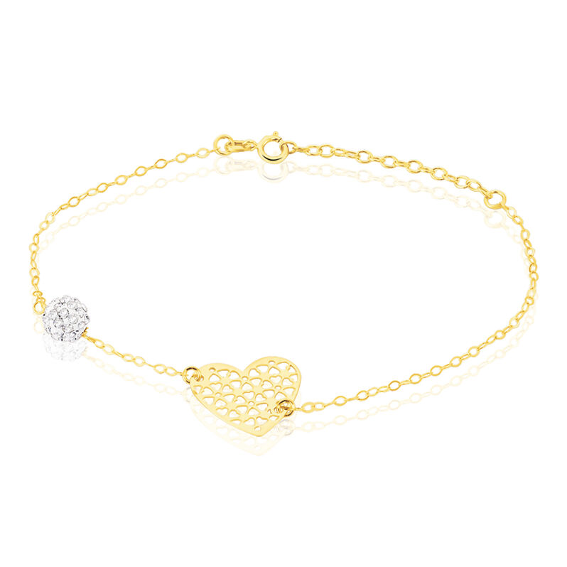 Bracelet Allyn Or Jaune Strass - Spannringe Damen | OROVIVO