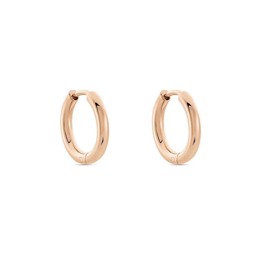 Damen Creolen Titan rosevergoldet Sierra   - Creolen Damen | OROVIVO