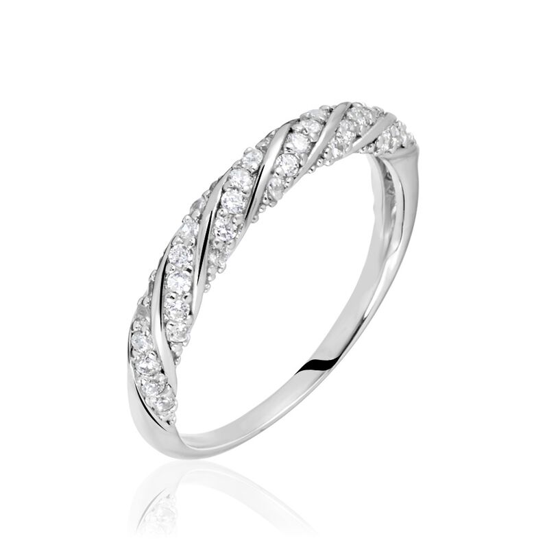Bague Argent Weiss Clayton Oxydes De Zirconium - Spannringe Damen | OROVIVO