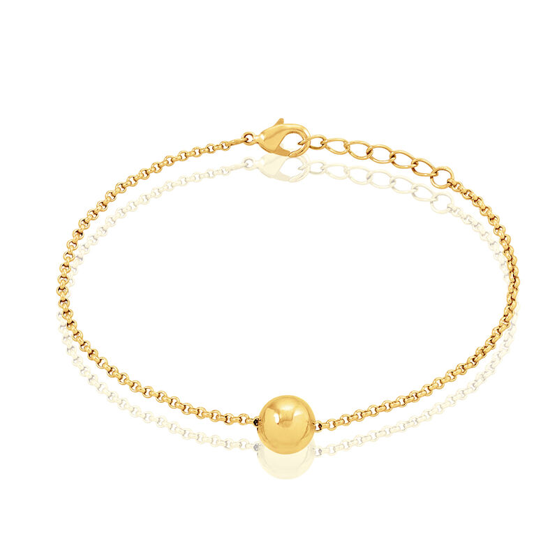 Bracelet Anouska Plaque Or Jaune - Spannringe Damen | OROVIVO