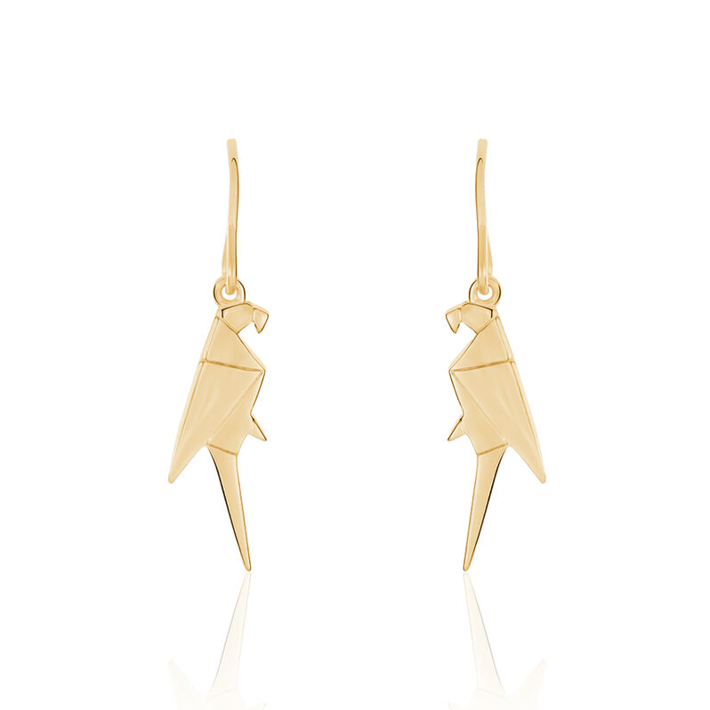 Boucles D'oreilles Periana Plaque Or - Spannringe Damen | OROVIVO