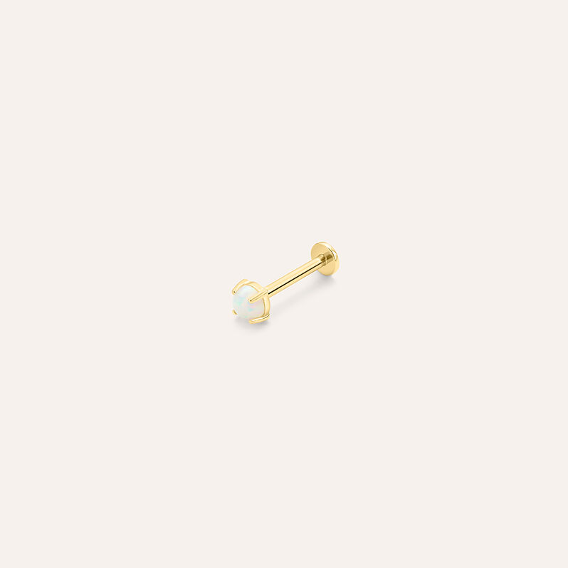 Piercing Orecchio Bon Ton Oro Giallo Opale - Spannringe Damen | OROVIVO
