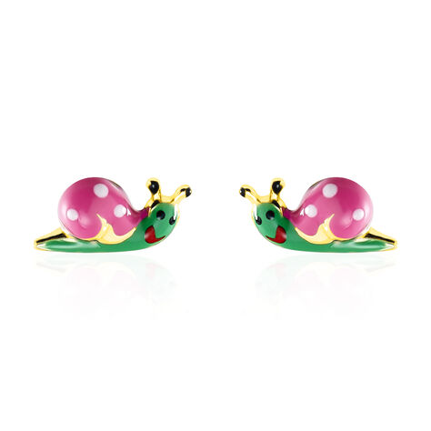 Kinder Ohrstecker Gold 375 Schnecke - Ohrstecker Kinder | OROVIVO
