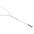 RADOSTINA Damen Collier Silber 925 Zirkonia Wei&szlig;