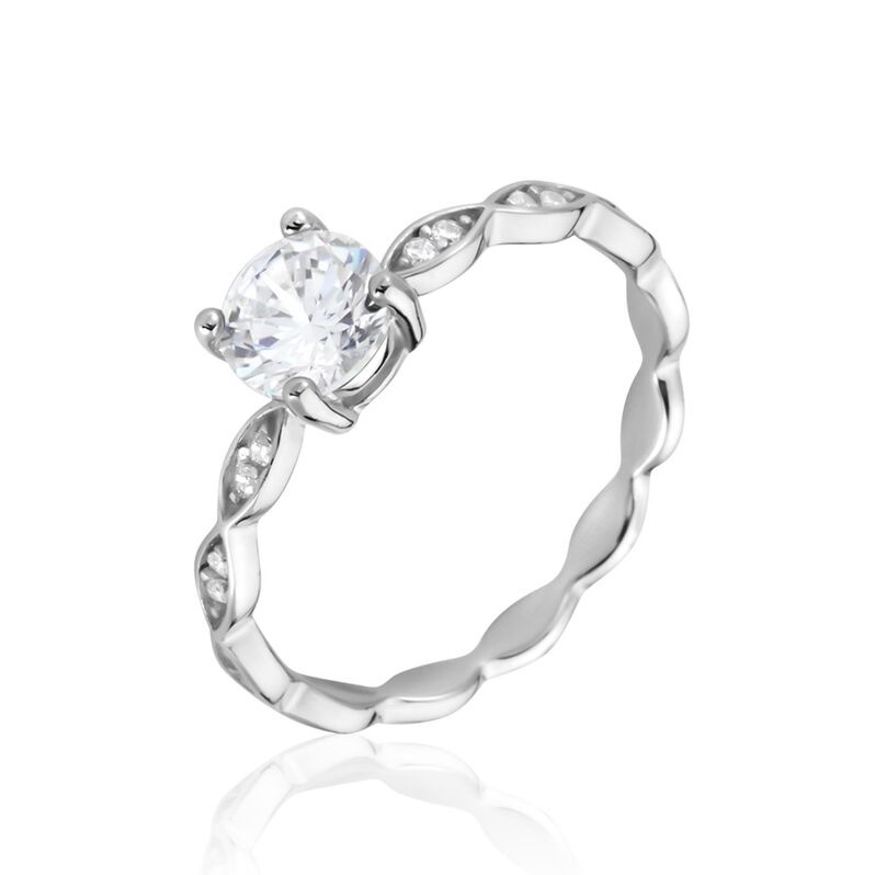 Bague Argent Weiss Kurt Oxyde De Zirconium - Spannringe Damen | OROVIVO