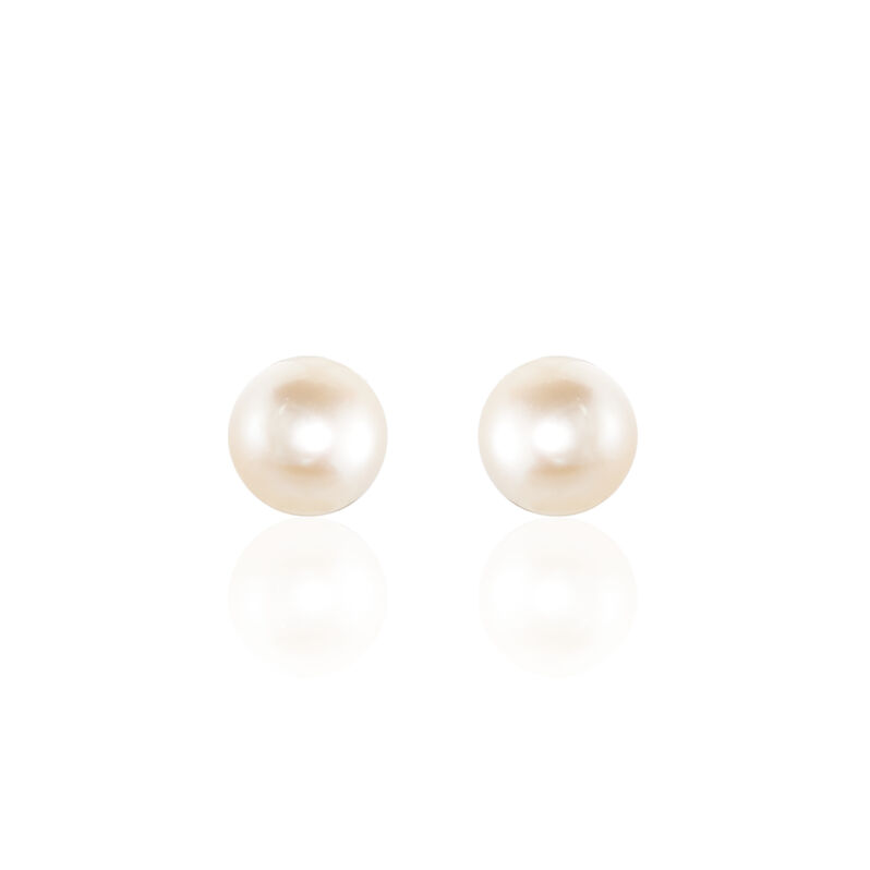 Boucles D'oreilles Or Perle De Culture - Spannringe Damen | OROVIVO