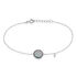 GRACY Damen Armband Silber 925 Zirkonia Weiß Rosette