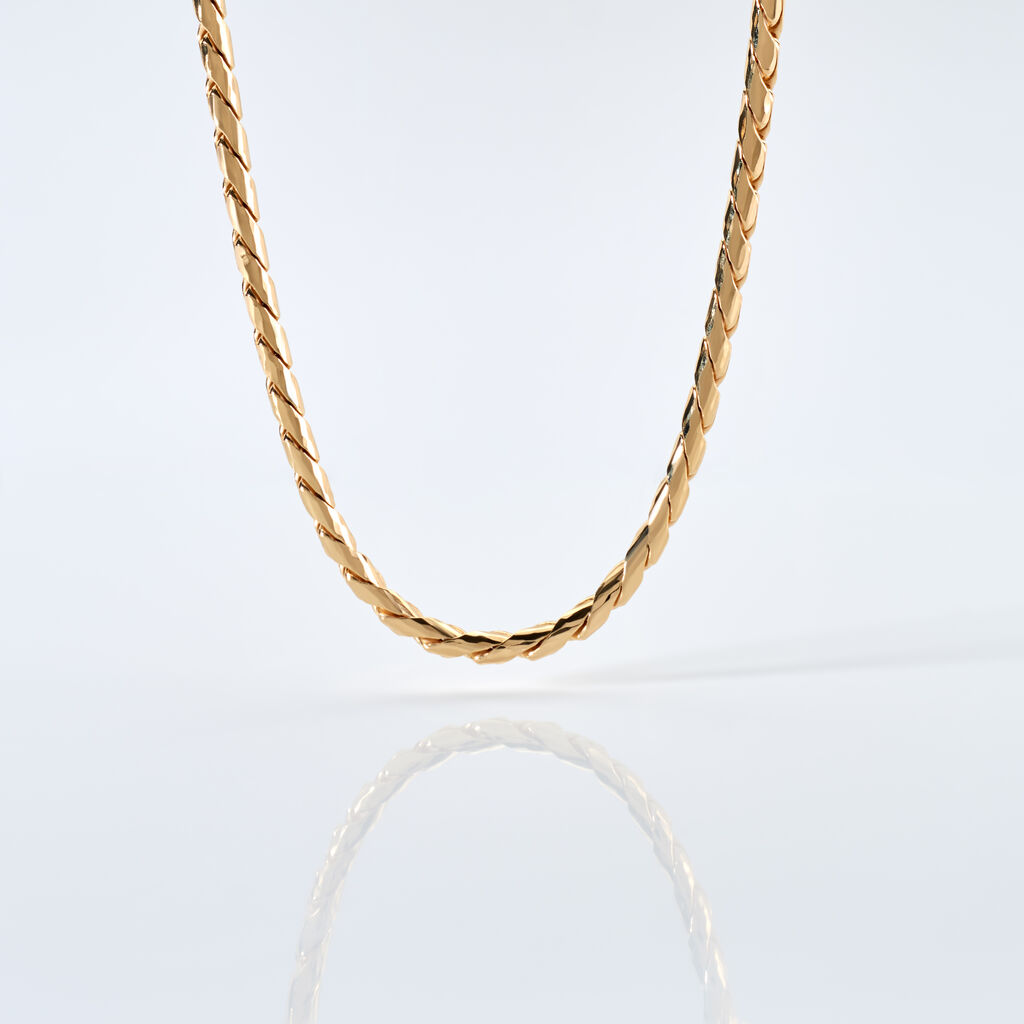 SOFI Damen Collier Silber vergoldet 925 B 3,15 mm