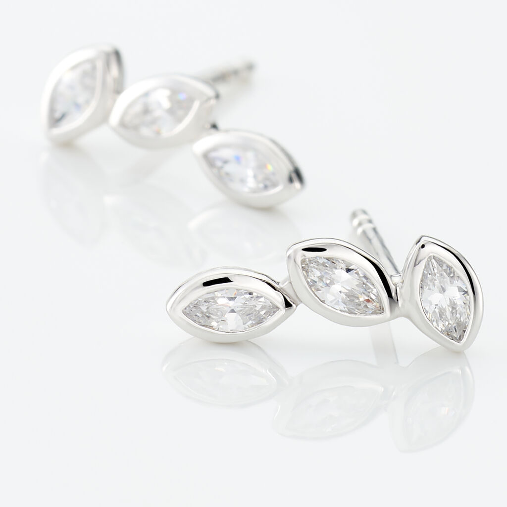 Damenohrstecker Silber 925  - Ohrringe mit Stein Damen | OROVIVO