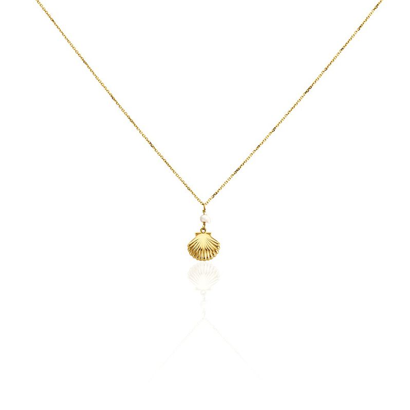 Collier Vitamin Sea Or Jaune Perle De Culture - Spannringe Damen | OROVIVO