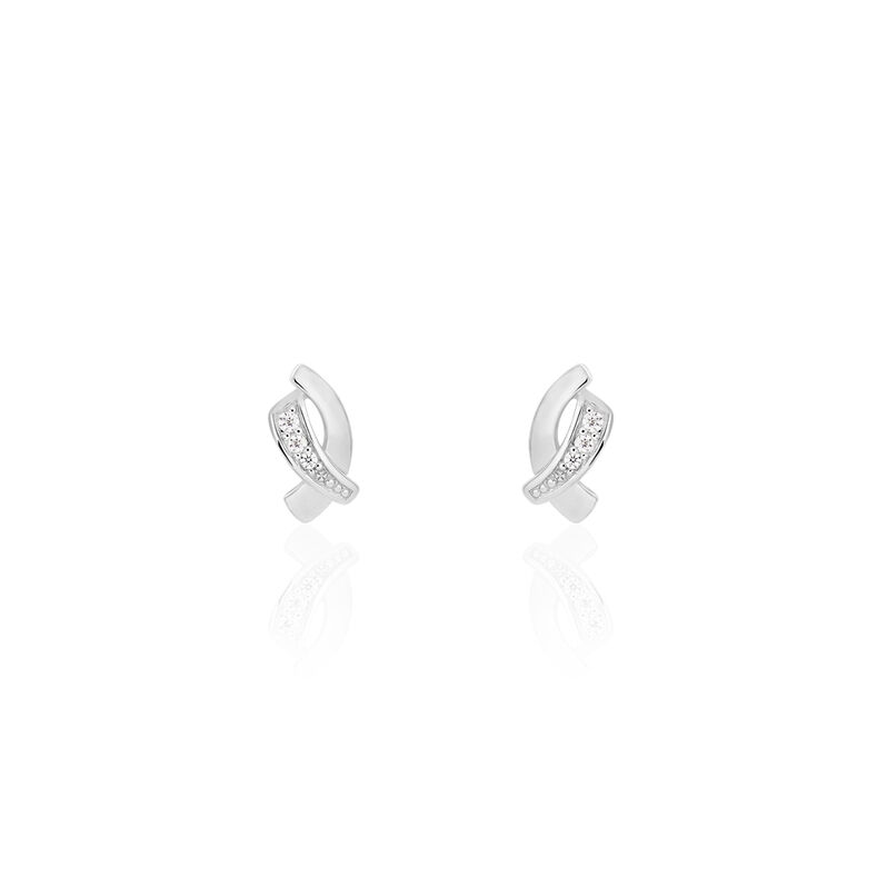 Damen Ohrstecker Silber 925 Zirkonia - Ohrstecker Damen | OROVIVO