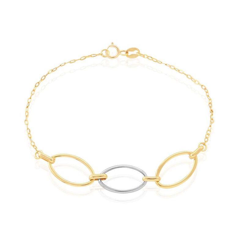 Bracciale in oro bicolore - Spannringe Damen | OROVIVO