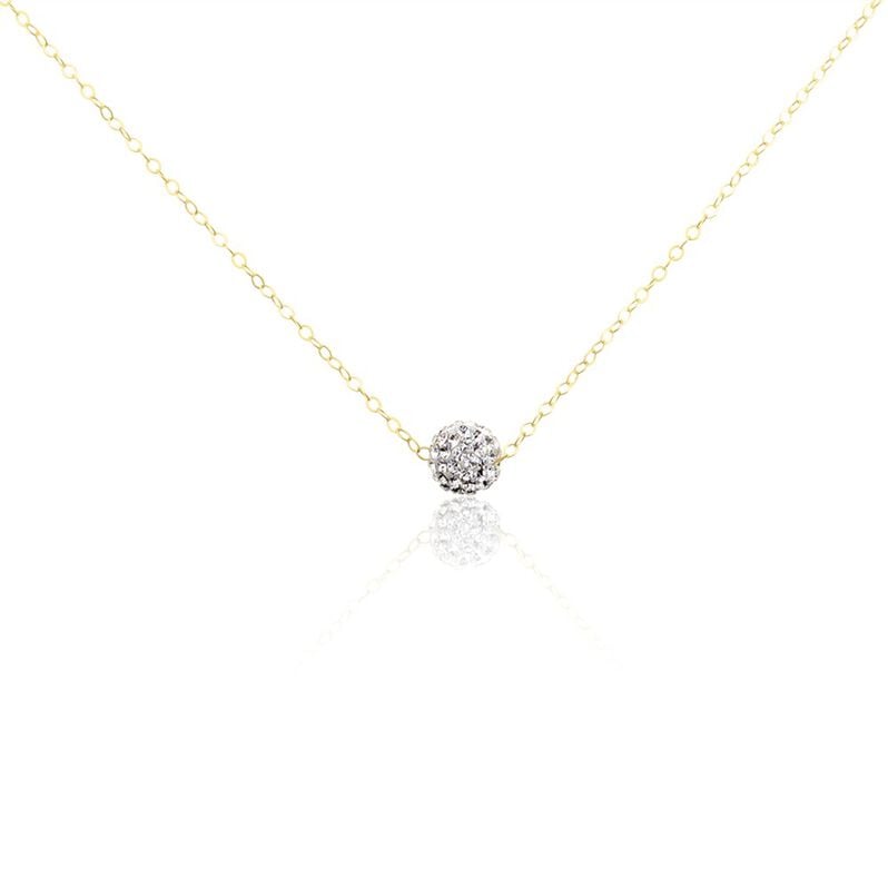 Collier Or Jaune Hepsibah Cristal - Spannringe Damen | OROVIVO