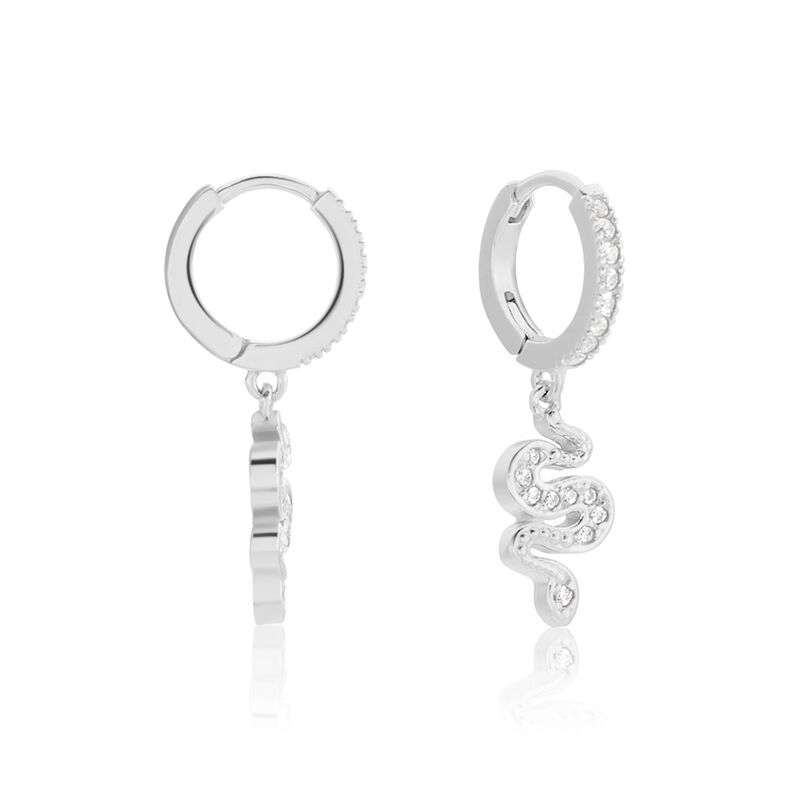 Créoles Ysee Argent Weiss Oxyde De Zirconium - Spannringe Damen | OROVIVO